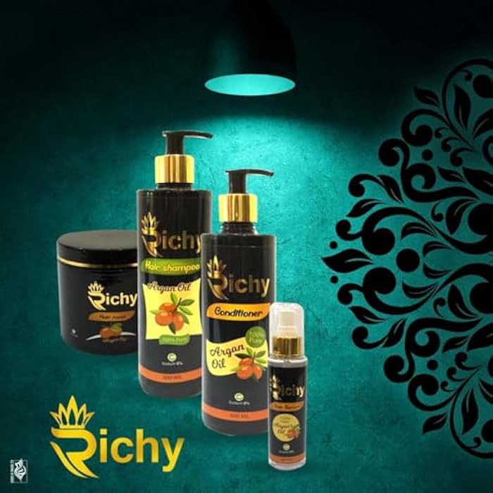 Richie After Protein Hair Care Set Shampoo Conditioner Bath Cream Serum - Image 5